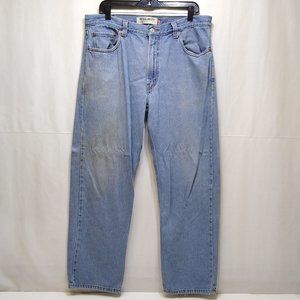 Levi's 505 Regular Fit 36x29 Men Straight Leg Mid-Rise Jeans Red Tag Vintage